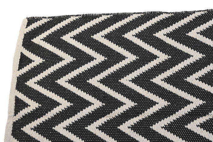 DKD Home Decor Alfombra Algodón Zigzag Bicolor 120x180 cm DKD Home Decor Alfombra Algodón Zigzag Bicolor 120x180 cm