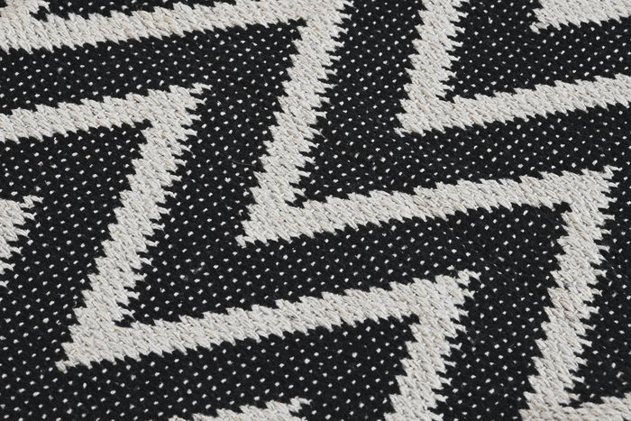 DKD Home Decor Alfombra Algodón Zigzag Bicolor 120x180 cm DKD Home Decor Alfombra Algodón Zigzag Bicolor 120x180 cm