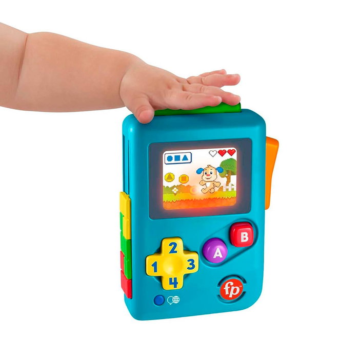 Fisher-Price Miniconsola Hbp23 de Aprendizaje Inglés con Música y Múltiples Idiomas para Niños