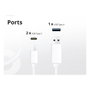 Conceptronic ALTHEA17W Cargador GaN de 67W con 3 Puertos y Cable USB-C