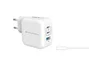 Conceptronic ALTHEA17W Cargador de pared GaN de 67W con 3 puertos y cable USB-C