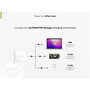Conceptronic ALTHEA17W Cargador de Pared 67W GaN 3 Puertos Blanco