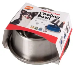 Karlie Flamingo Plato Acero Inoxidable Refrigerante 820 mL