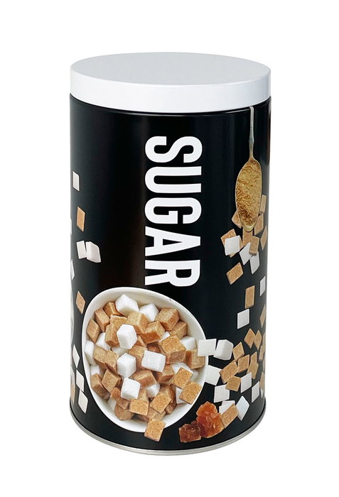 Quttin Bote Metal para Azúcar 10.7 x 19 cm (12 Unidades)