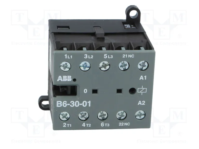ABB B6-30-01-80 Contactor 3-polar 9A 220÷240VAC