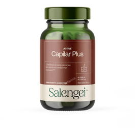 Salengei Active Capilar Plus 60 Perlas Complemento Alimenticio para el Mantenimiento y Crecimiento del Cabello