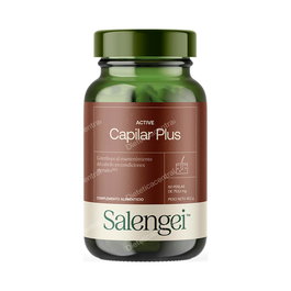 Salengei Active Capilar Plus 60 Perlas Complemento Alimenticio para el Mantenimiento y Crecimiento del Cabello