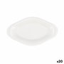 Quid Mini Bandeja Melamina Select 17x9,5x2 cm, Blanco (20 Unidades)