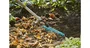 Gardena 3168-20 Rastrillo de Jardín con Mango Desmontable, Acero, 360 mm, Turquesa, Combisystem