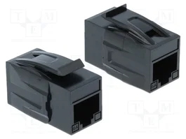 DeLOCK 86298 Módulo Keystone RJ45 Cat.6A UTP Negro