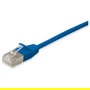 EQUIP Patch Cable Cat6A SlimFlex 1.5 m Azul F/FTP LSZH 10 Gbit/s PoE+ RJ45 Macho - Ref. 606177