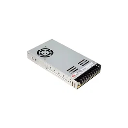 MEAN WELL LRS-350-24 Transformador 90-132/180-264VAC Entrada, 24VDC Salida, 350,4W, Aislamiento 3000VAC, Sin PFC