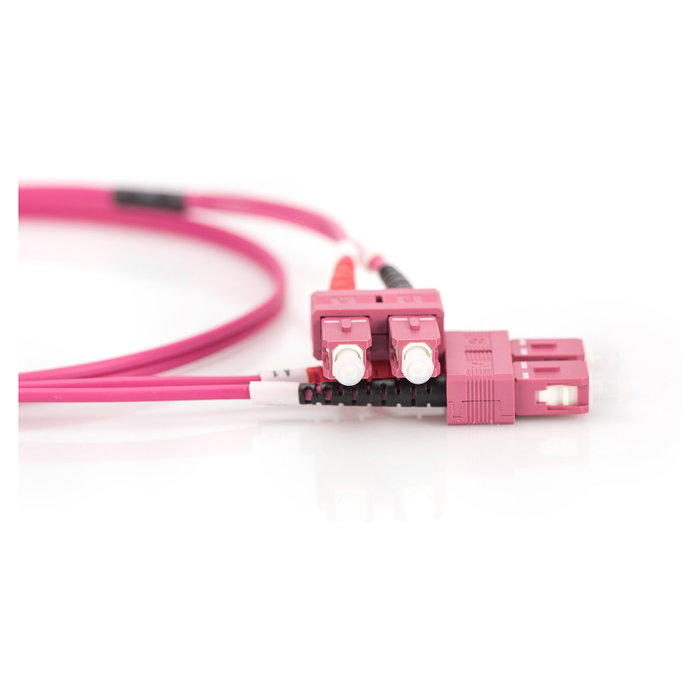 Digitus Cable de conexión de fibra óptica OM4 SC-SC 2m Multimodo Dúplex Digitus Cable de conexión de fibra óptica OM4 SC-SC 2m Multimodo Dúplex