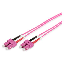Digitus Cable de conexión de fibra óptica OM4 SC-SC 2m Multimodo Dúplex