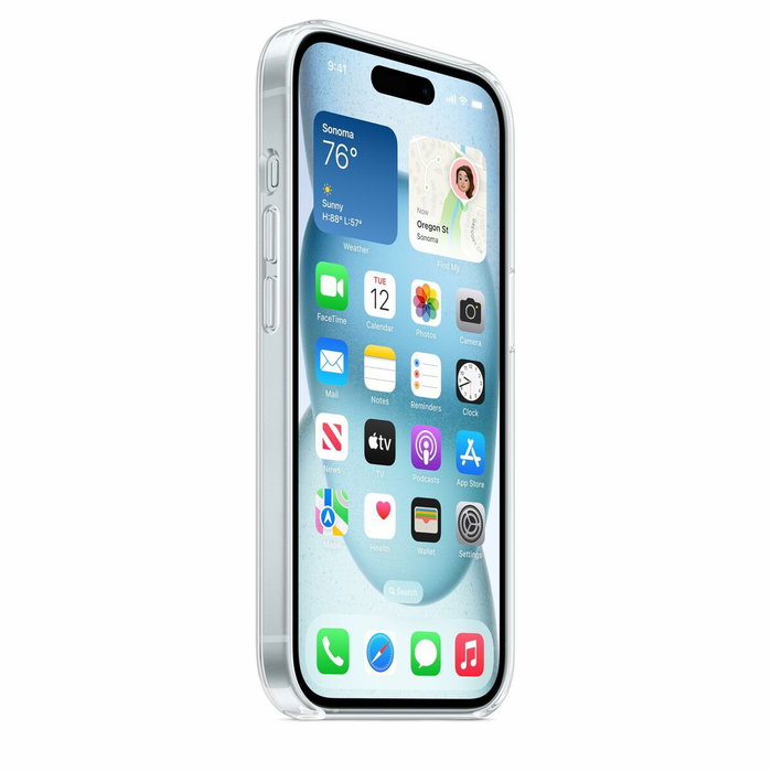 Apple Funda Transparente con MagSafe para iPhone 15