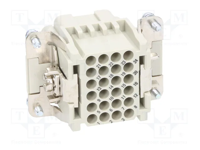 HARTING Han 24DD-HMC-F-c Han® HMC Plantilla de Contacto Hembra HARTING Han 24DD-HMC-F-c Han® HMC Plantilla de Contacto Hembra