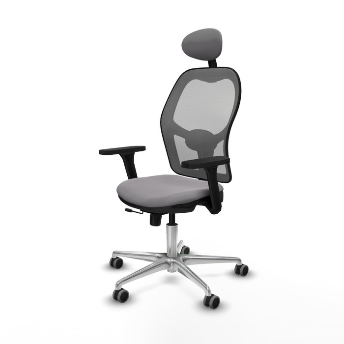 PIQUERAS Y CRESPO Silla de oficina Jorquera Gris con Mecanismo Sincro/Traslack PIQUERAS Y CRESPO Silla de oficina Jorquera Gris con Mecanismo Sincro/Traslack