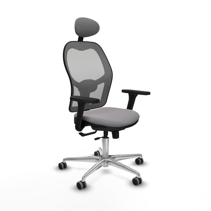 PIQUERAS Y CRESPO Silla de oficina Jorquera Gris con Mecanismo Sincro/Traslack PIQUERAS Y CRESPO Silla de oficina Jorquera Gris con Mecanismo Sincro/Traslack