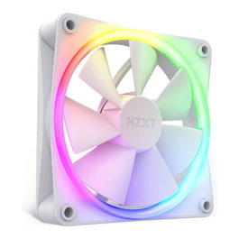 NZXT F120 RGB Tri-Pack Ventilador de Caja 120 mm Triple Blanco con Luz LED RGB, 120 * 120 * 26 mm, 500-1800 RPM, 27.5 dB, 50.18 CFM, RF-R12TF-W1