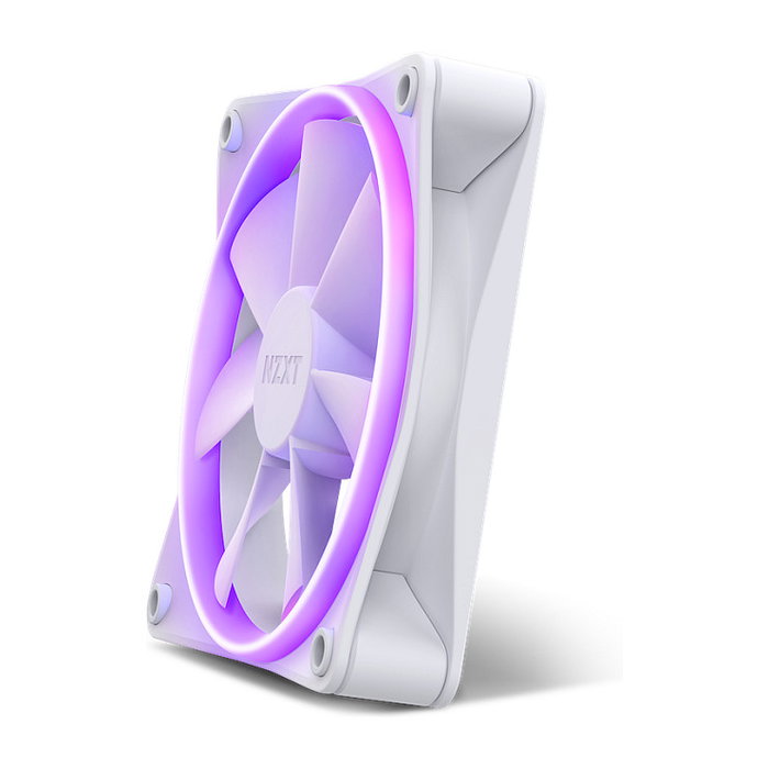 NZXT F120 RGB Tri-Pack Ventilador de Caja 120 mm Triple Blanco con Luz LED RGB, 120 * 120 * 26 mm, 500-1800 RPM, 27.5 dB, 50.18 CFM, RF-R12TF-W1