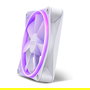 NZXT F120 RGB Tri-Pack Ventilador de Caja 120 mm Triple Blanco con Luz LED RGB, 120 * 120 * 26 mm, 500-1800 RPM, 27.5 dB, 50.18 CFM, RF-R12TF-W1