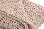 DKD Home Decor Manta de Sofá de Punto Rosa Palo 130x170 cm