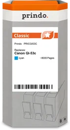 Prindo Cartucho de tinta cian PRICGI53C Classic