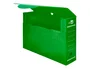 Liderpapel Caja archivo definitivo plástico lomo 100 mm verde