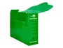 Liderpapel Caja archivo definitivo plástico lomo 100 mm verde