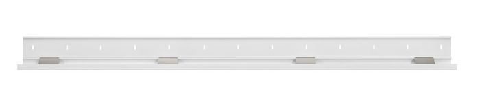 Vivolink Cubierta de Cable de Aluminio Blanca 110x6x2cm - Canaleta Organizador y Oculta Cables para Pared