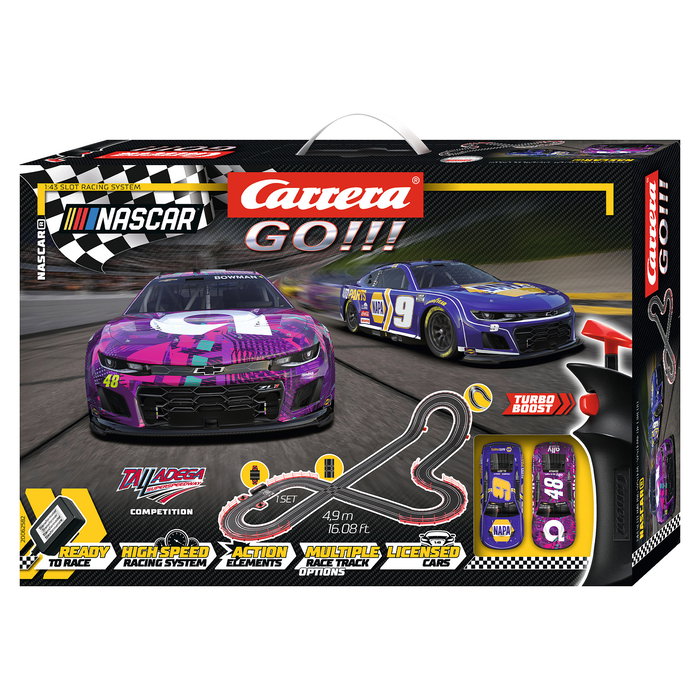 Carrera 20062582 Set de pistas y vehículos de carreras NASCAR Talladega Competition 1:43