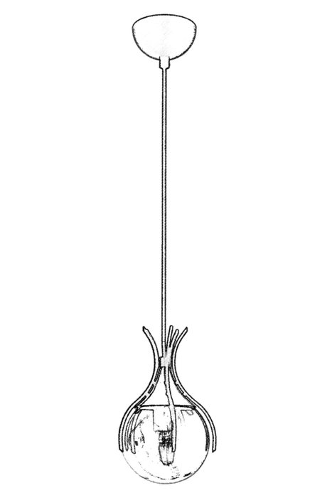 Opviq AV-1766-1BSY Araña Industrial Metal Cristal 80cm Diámetro 13cm Color Negro Bronce IP20