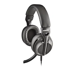 NGS VOX805 Auriculares de Diadema USB-C con Micrófono para Llamadas y Música, Cancelación de Ruido, Circumaurales Negros, Alámbricos, Plug & Play