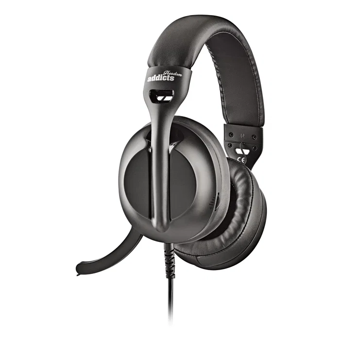 NGS VOX805 Auriculares de Diadema USB-C con Micrófono para Llamadas y Música, Cancelación de Ruido, Circumaurales Negros, Alámbricos, Plug & Play