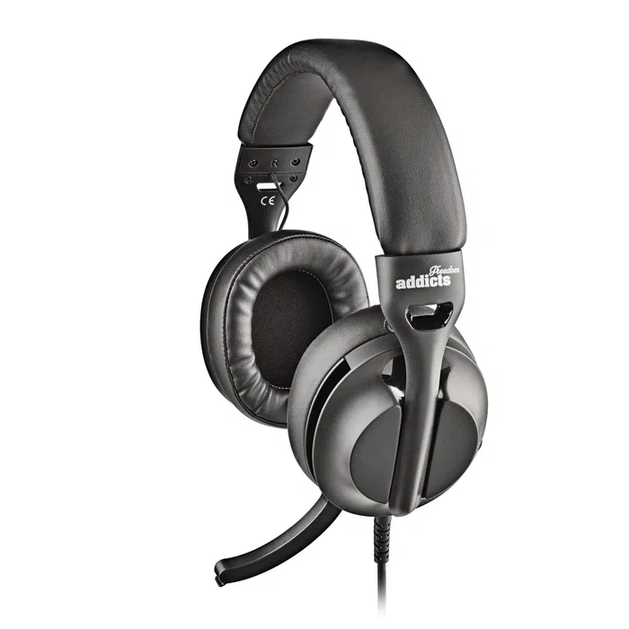 NGS VOX805 Auriculares de Diadema USB-C con Micrófono para Llamadas y Música, Cancelación de Ruido, Circumaurales Negros, Alámbricos, Plug & Play