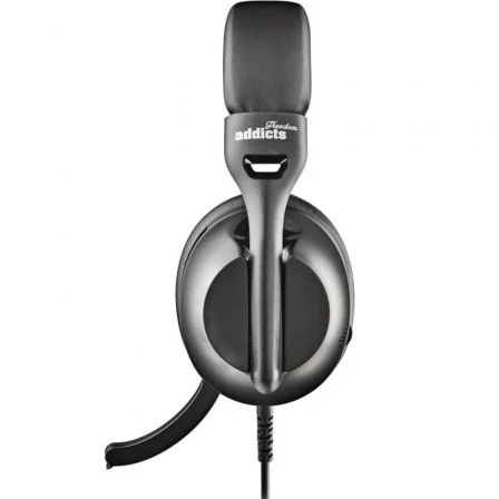 NGS Auriculares VOX805 USB-C con Micrófono Negros, Conexión USB-C y Adaptador USB-A, VOX805USBCBLACK