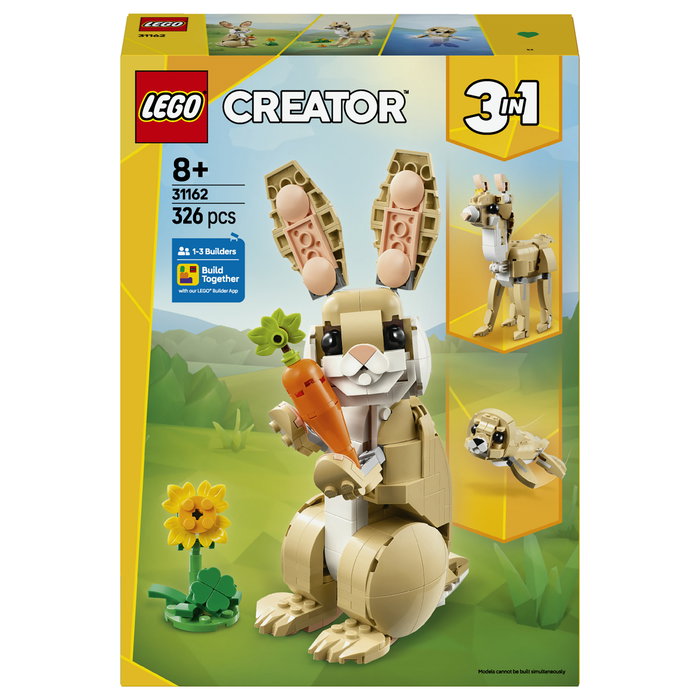 LEGO Creator Lindo Conejito 3 en 1 31162