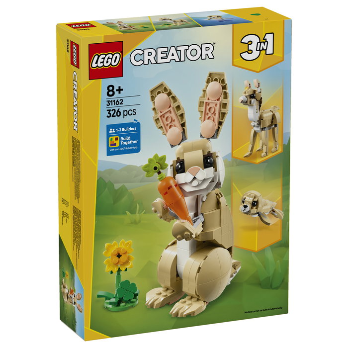 LEGO Creator Lindo Conejito 3 en 1 31162