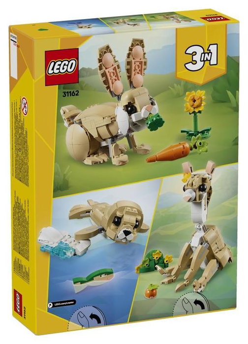LEGO Creator Lindo Conejito 3 en 1 31162