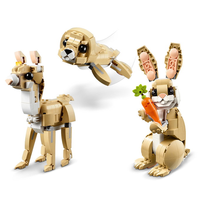 LEGO Creator 31162 Lindo Conejito 3en1, Juguete de Construcción para Niños y Niñas +8 Años