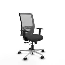 PIQUERAS Y CRESPO Silla de oficina Zulema con mecanismo Sincro/Traslack Gris