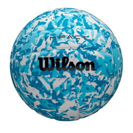 Balón de Voley Playa Wilson Impact Gen Green Vb Azul Blanco (Talla 5)