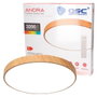 Andra Plafón techo LED redondo 36W efecto madera 3000K-6500K IP44