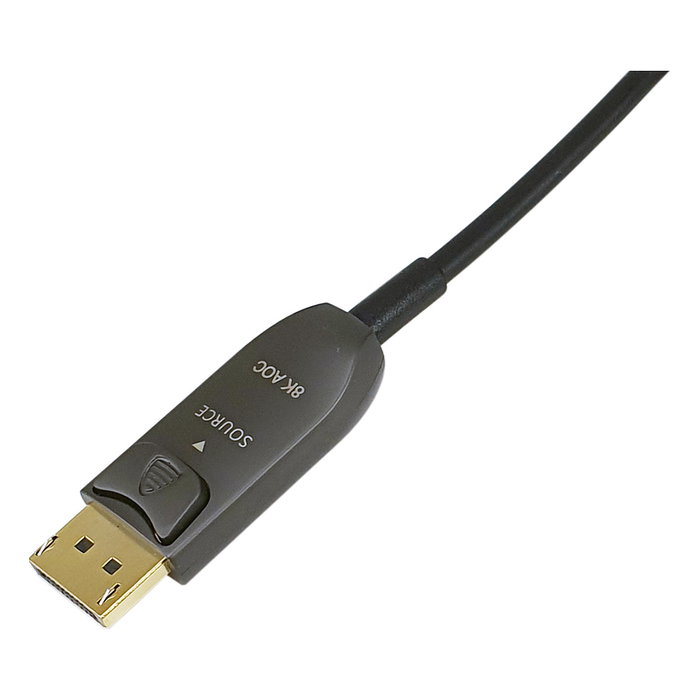 Equip Cable DisplayPort 1.4 AOC 30m 8K/60Hz Negro Equip Cable DisplayPort 1.4 AOC 30m 8K/60Hz Negro