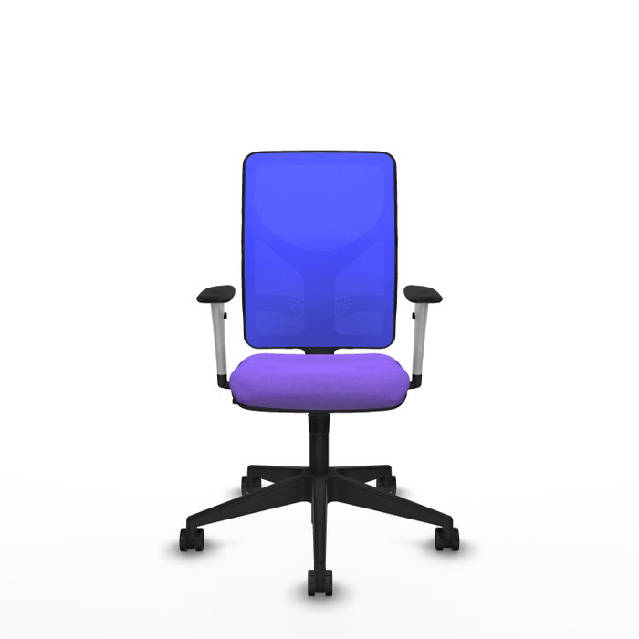 PIQUERAS Y CRESPO Silla de oficina Motilla con mecanismo Sincro, Lila y Azul PIQUERAS Y CRESPO Silla de oficina Motilla con mecanismo Sincro, Lila y Azul