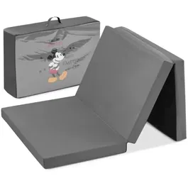 Hauck Colchón de viaje SLEEPER AAAAA36064 para cuna, 120 x 60 cm, 5 cm grosor, Plegable, Gris