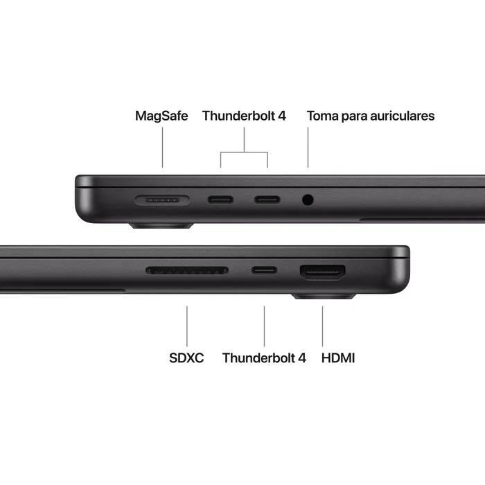 Apple MacBook Pro 14 M5 32GB 1TB SSD Negro Espacial Apple MacBook Pro 14 M5 32GB 1TB SSD Negro Espacial