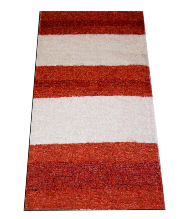 Alfombra artesana pelo normal 70% algodón 120x160 Crudo Naranja Alfombra artesana pelo normal 70% algodón 120x160 Crudo Naranja