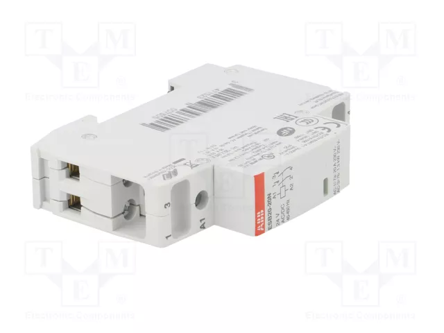 ABB ESB20-20N-01 Contactor 2-polar 20A 24VAC/24VDC ABB ESB20-20N-01 Contactor 2-polar 20A 24VAC/24VDC