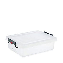 Araven Cubeta Rectangular con Tapa 30 L - Polipropileno, 400x530x160 mm